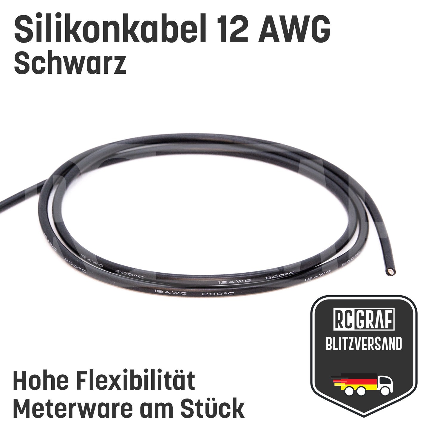 12 AWG Silikonkabel hoch flexibel verzinntes Kupfer