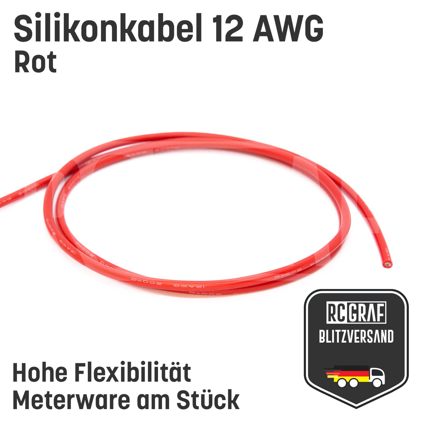 12 AWG Silikonkabel hoch flexibel verzinntes Kupfer