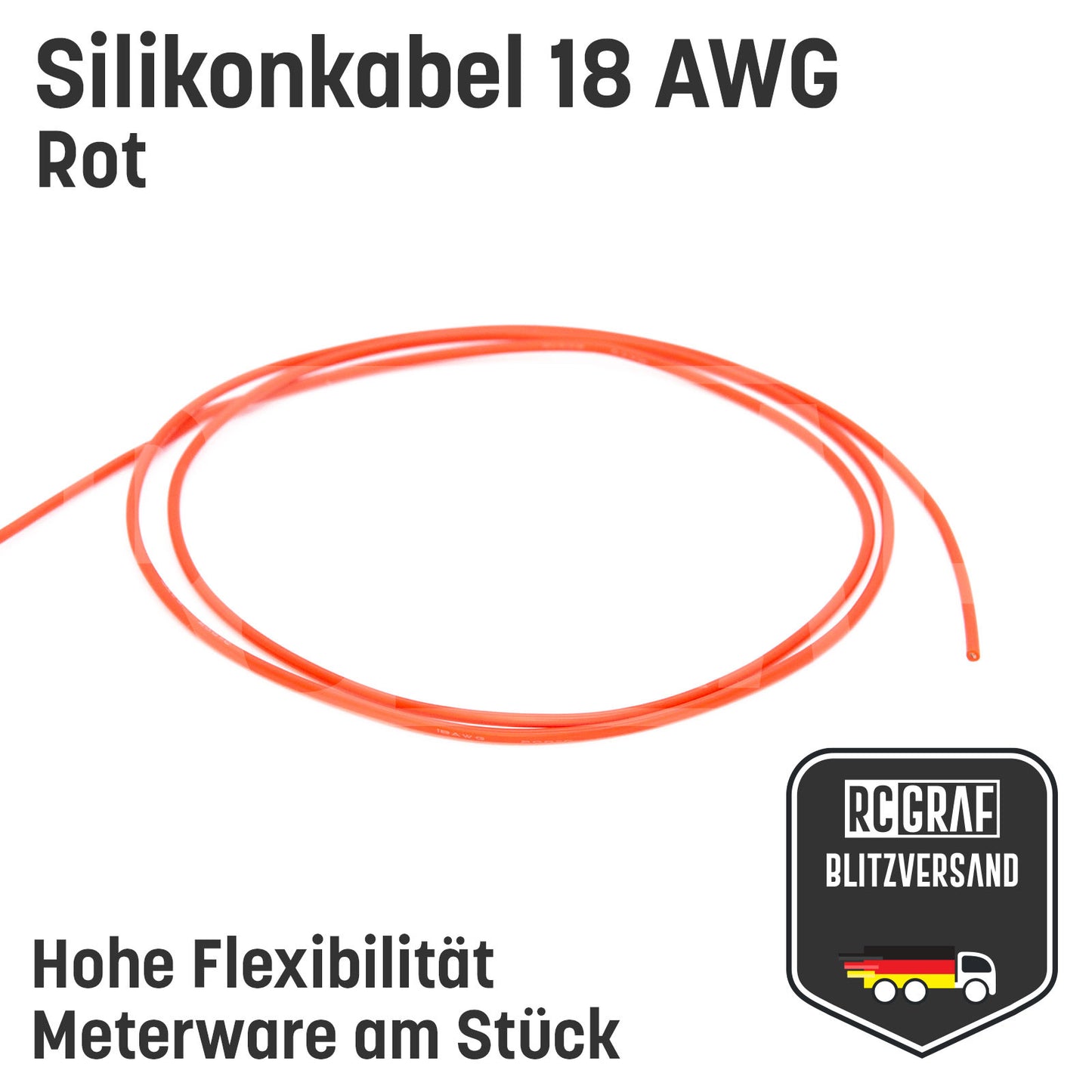 18 AWG Silikonkabel hoch flexibel verzinntes Kupfer