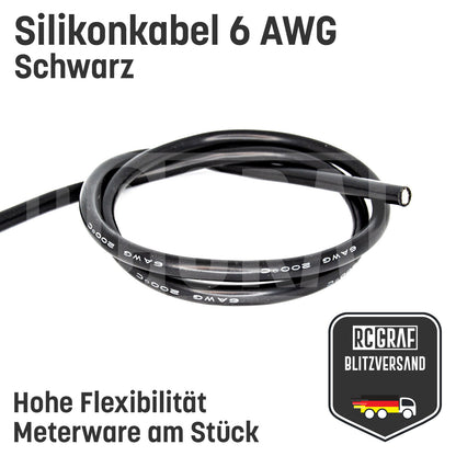 6 AWG Silikonkabel hoch flexibel verzinntes Kupfer