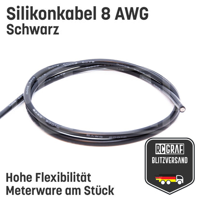 8 AWG Silikonkabel hoch flexibel verzinntes Kupfer